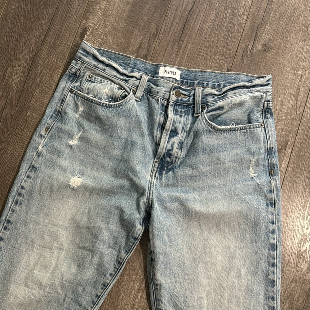 PISTOLA CHARLIE HIGH RISE CLASSIC STRAIGHT ANKLE size 30 - Picture 6 of 12